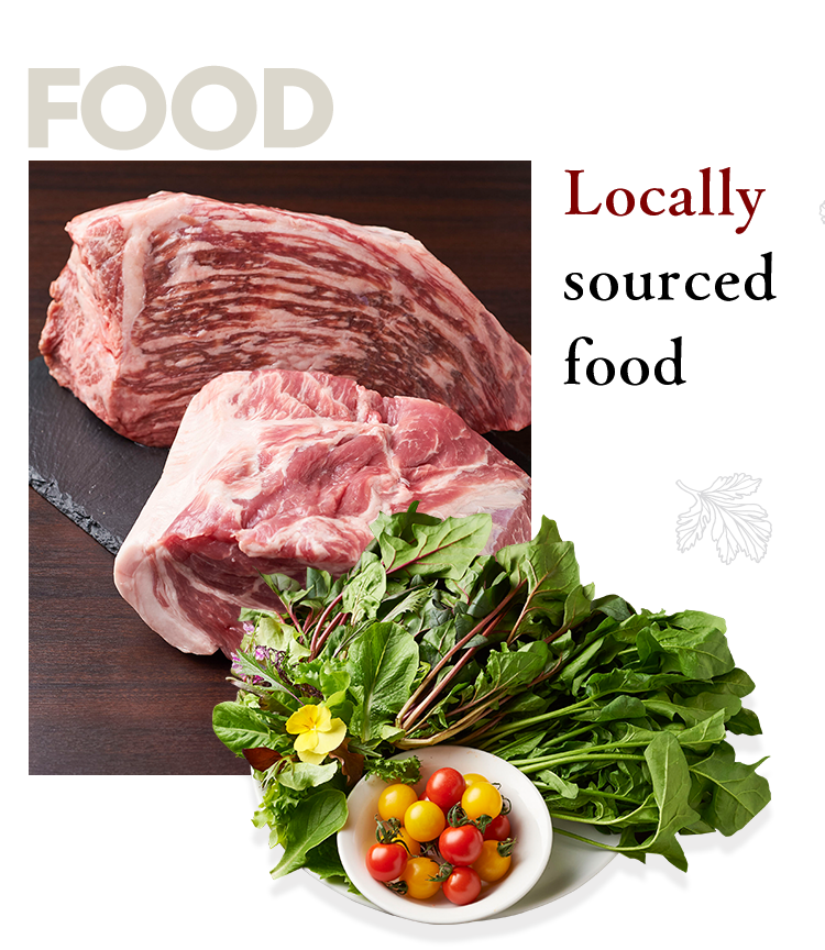 Locally soursed food